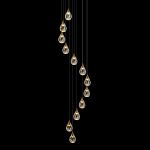 Подвесной светильник MD24001004-12A gold/clear