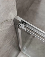 Душевой уголок Cezares Molveno 100x90 AHF-31-90/100-C-CR-IV стекло прозрачное/профиль хром