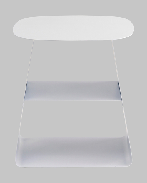 Журнальный столик Leyre металл белый