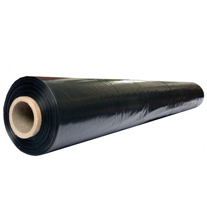 Пленка техническая полиэт. 150 мкм ЧЕРНАЯ рулон 3 м * 100 м