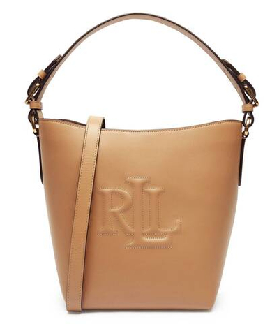 Кожаная сумка через плечо WITLEY LAUREN RALPH LAUREN - коричневый(431950855)