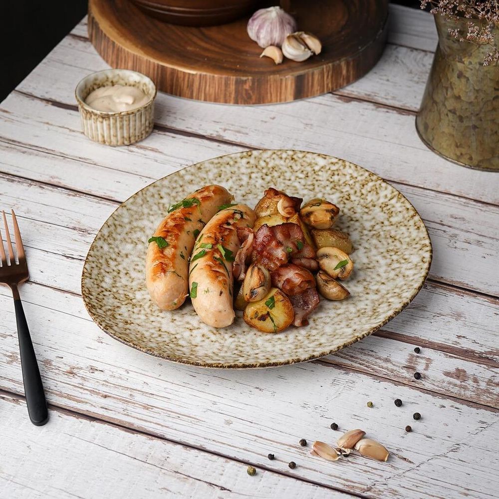 Тарелка d 28,5 см Brown Spider Silk P.L. Proff Cuisine [6]