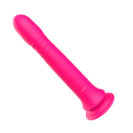 Розовый вибратор-кролик с возвратно-поступательными движениями и ротацией 24,2см I-Moon Rain Love MY-211