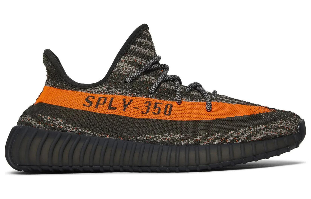 Adidas originals Yeezy Boost 350 V2 comfortable and versatile non-slip wear-resistant breathable low-cut life casual shoes for men and women the same brown and yellow