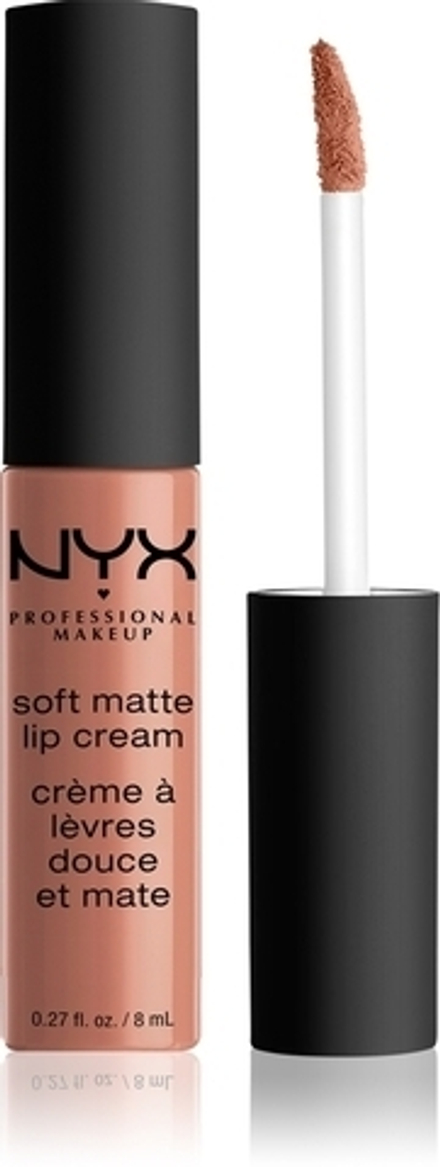 NYX Professional Makeup Soft Matte Lip Cream - светлая матовая жидкая помада, 8 ml набор 8 шт.
