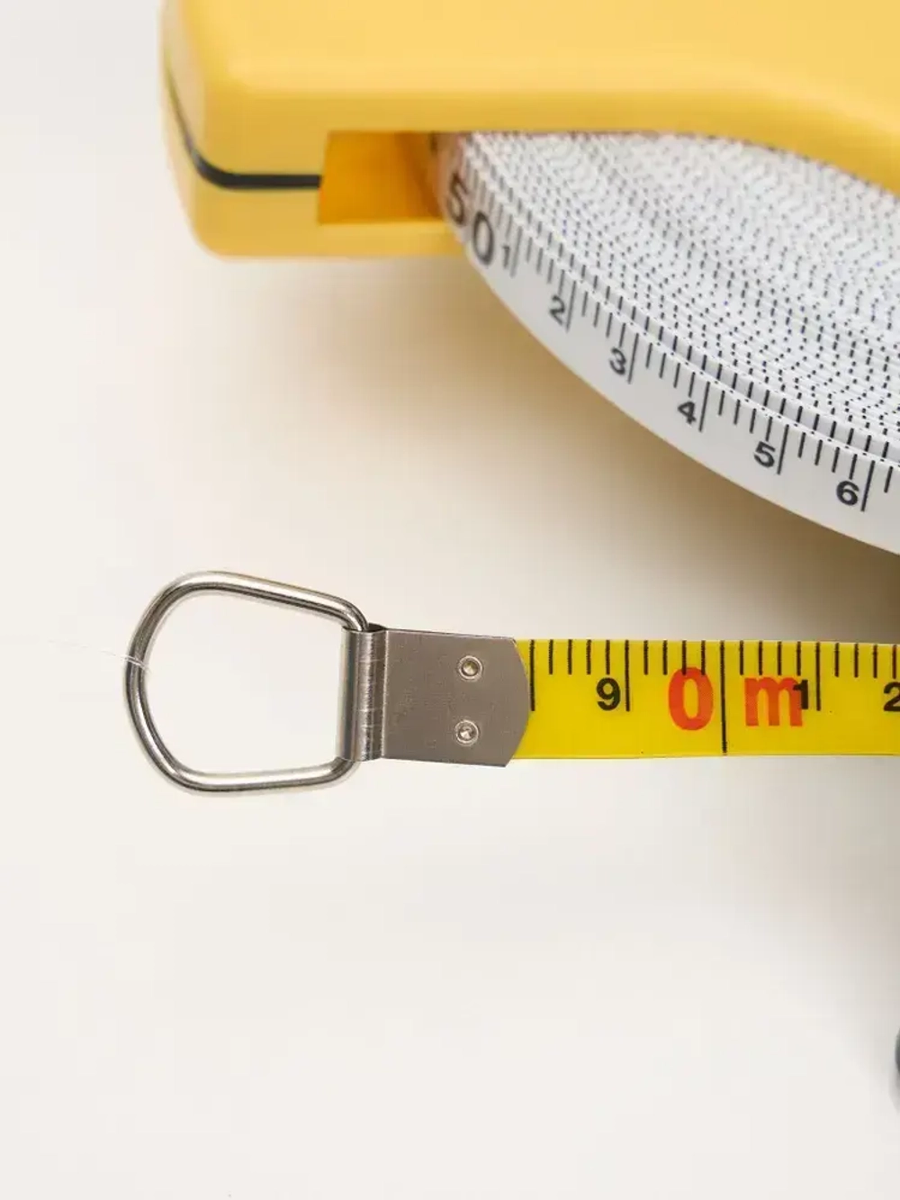 Рулетка геодезическая, 50м, лента армированная стекловолокном, ABS пластик