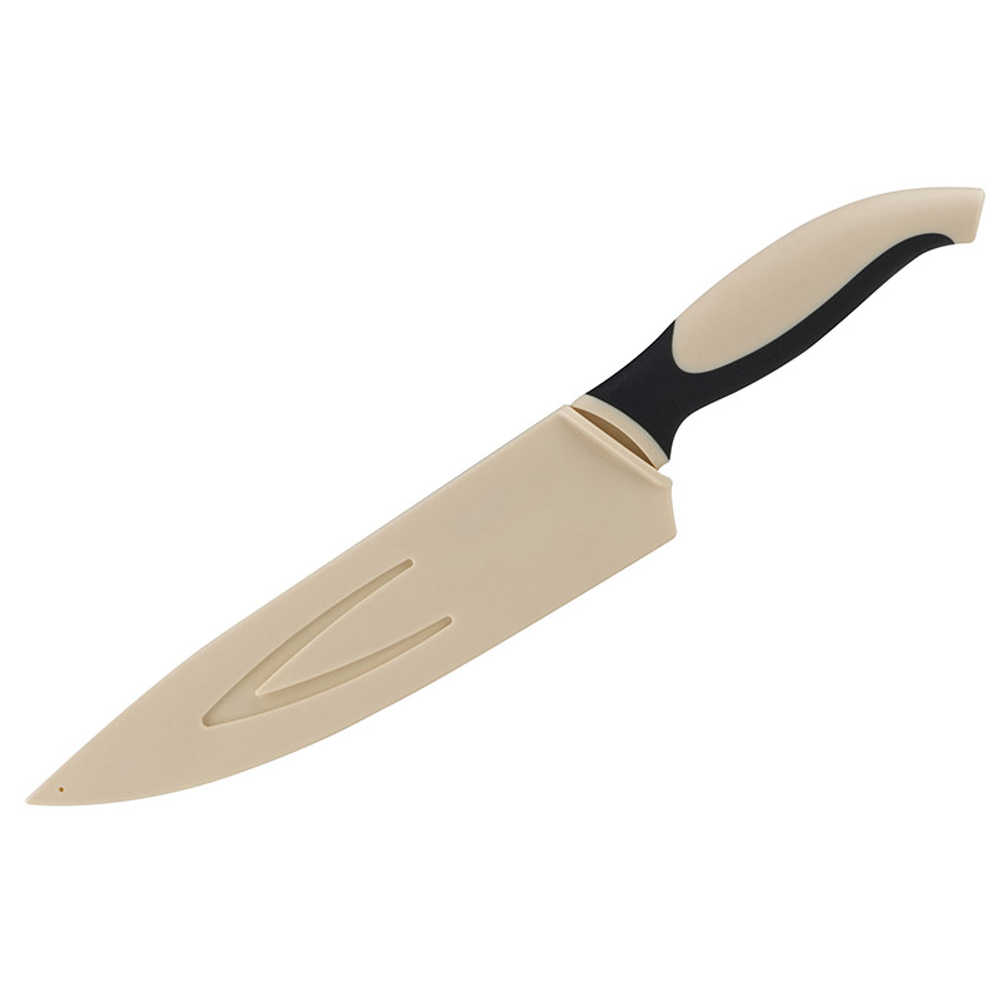 Нож с пластиковой рукояткой ARNO Mallony поварской (в ножнах)