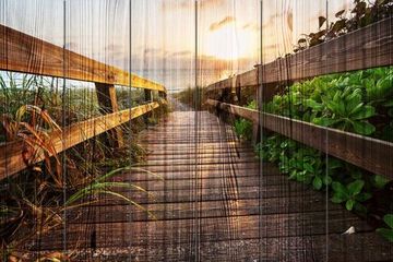 Панно из дерева Boardwalk