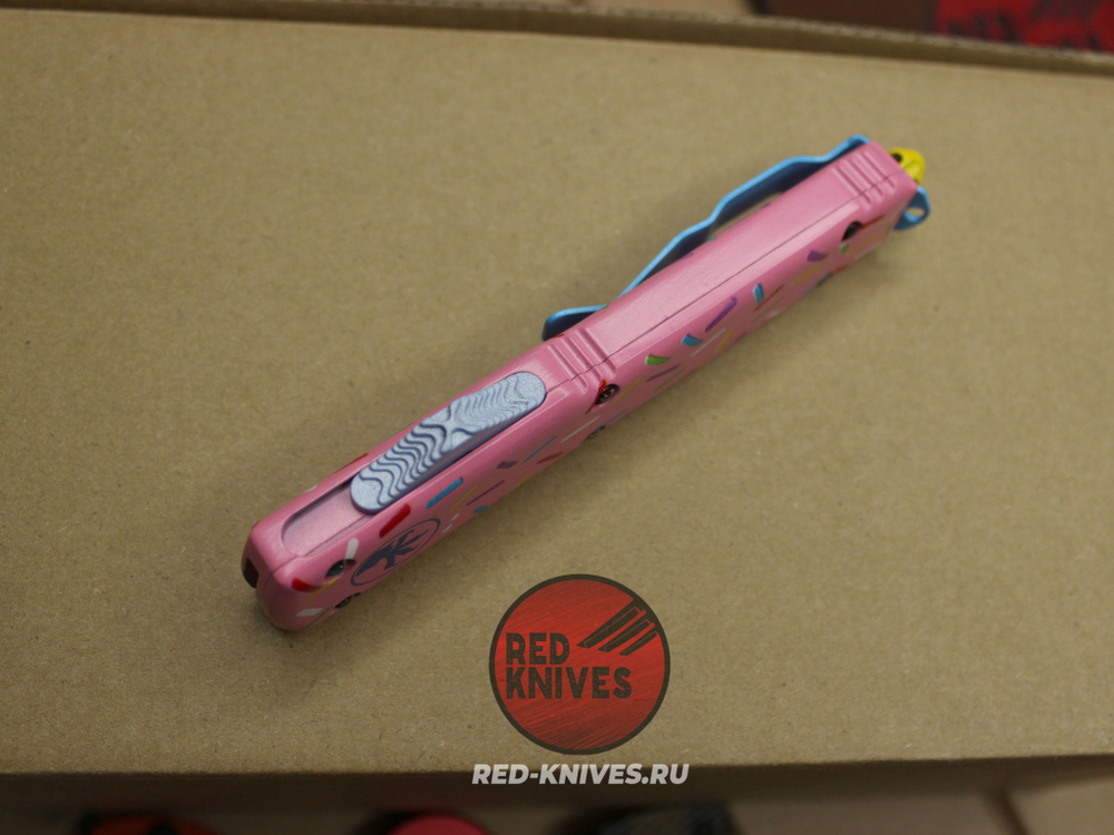 Нож Microtech Ultratech S/E - пончик розовый МТ113