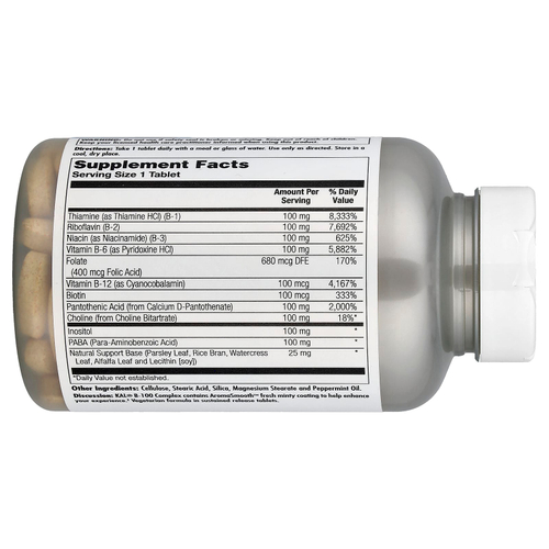 KAL, витамины группы B, 100 мг, 120 таблеток