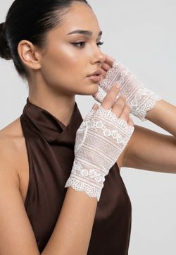 Митенки 0615-27 молочный