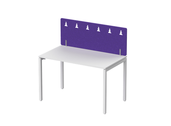 Экран фронтальный / боковой, с декором &quot;Темный лес&quot;, без фурнитуры 120х1,2х40