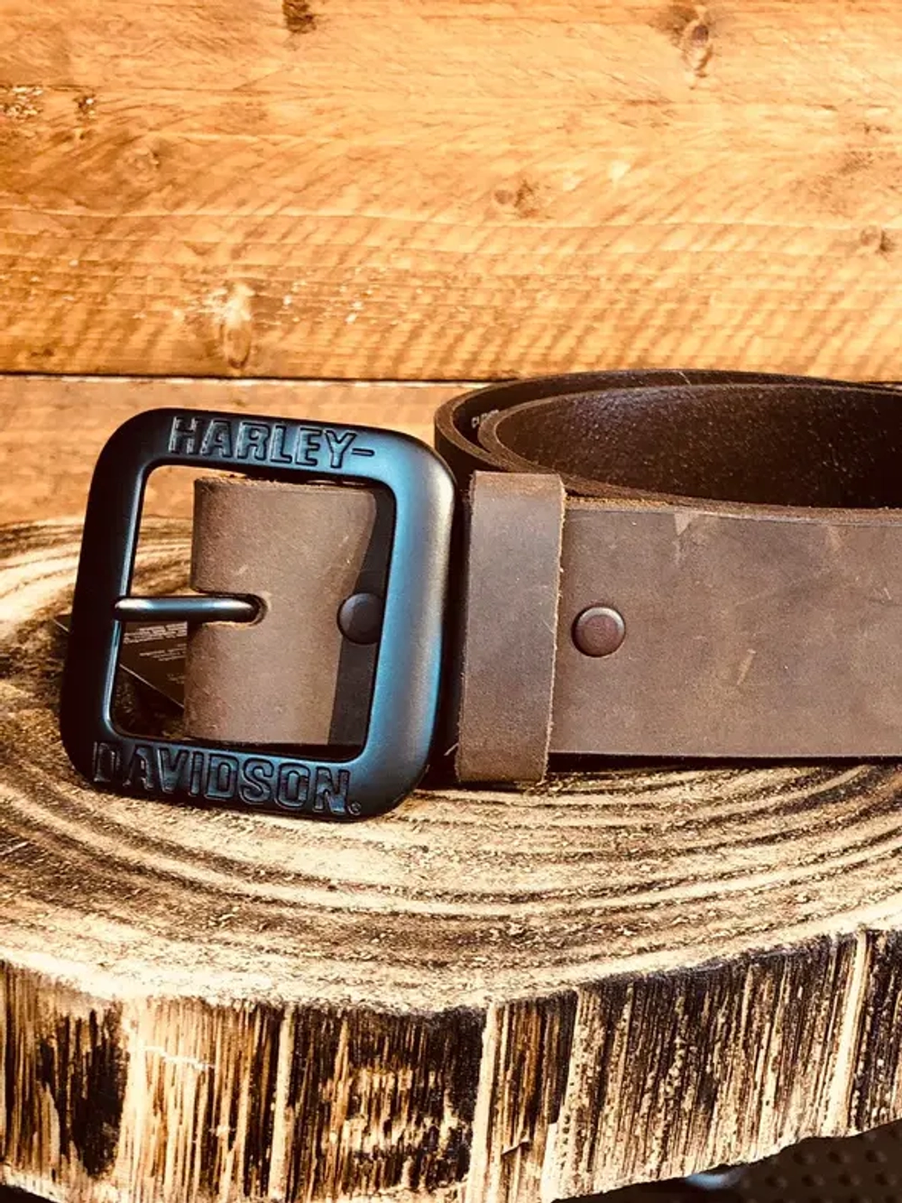 Ремень Brown Harley-Davidson