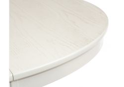 Деревянный стол Arno 106(141)х75х76 без патины / молочный