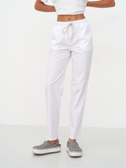Брюки женские м544 toray стретч белый