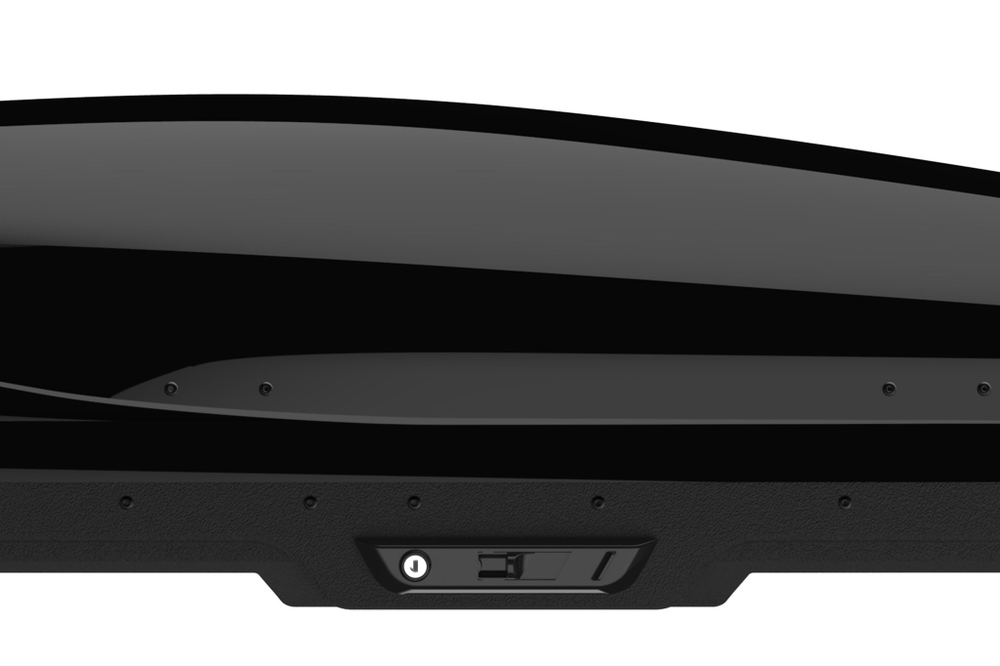 Автобокс на крышу LUX IRBIS 206 (470 литров) черный матовый