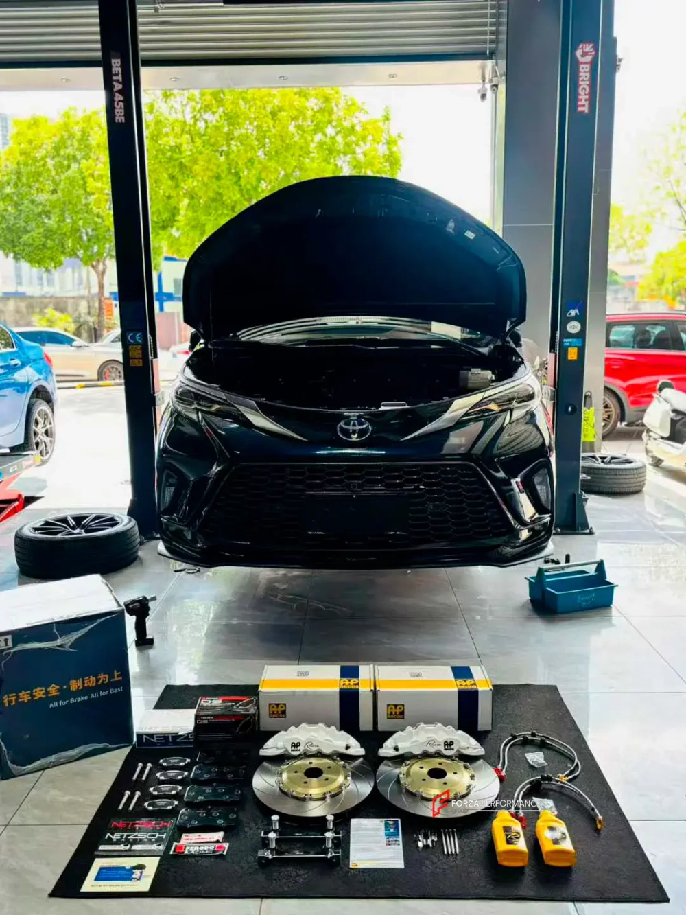 КАРБОН КЕРАМИЧЕСКИЕ ТОРМОЗНЫЕ ДИСКИ ДЛЯ TOYOTA SIENNA IV XL40 2021+ Тойота