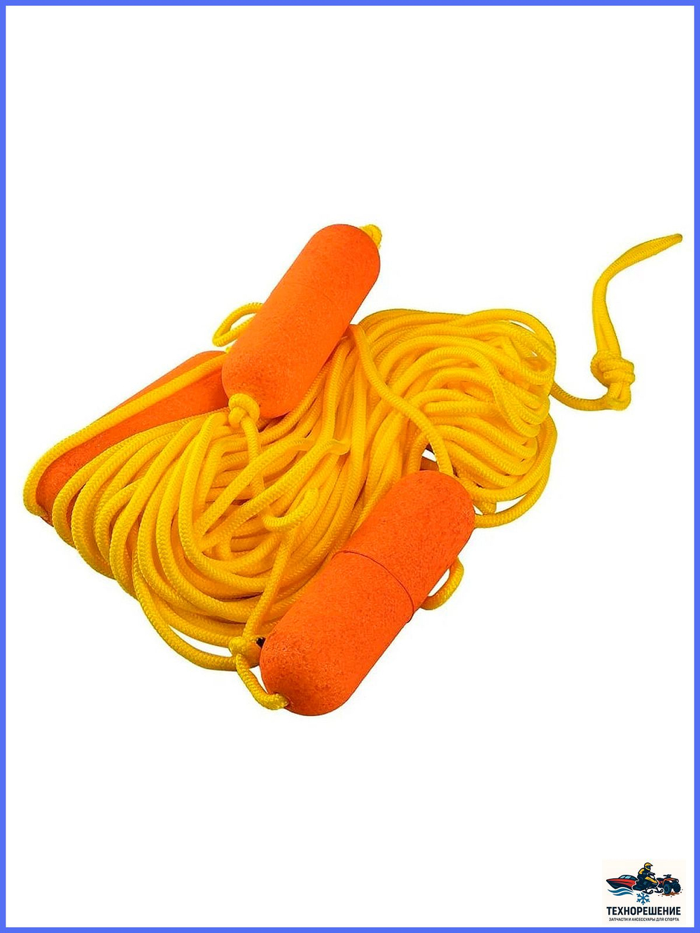 Спасательный конец Александрова для лодки 6мм х25м/ линь спасательный