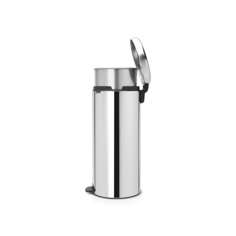 Ведро для мусора Brabantia NewIcon с металлическим внутреннем ведром полированная сталь 30л