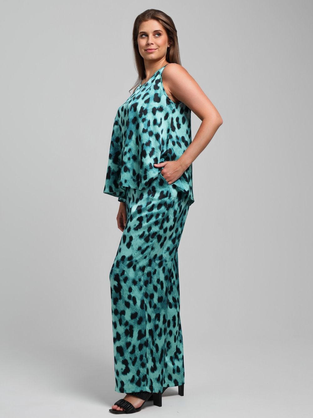 Блузка (топ) Найт-3 Виотекс ЗЕЛЁНЫЙ