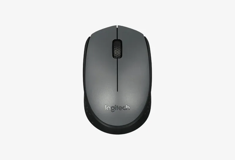 Мышь радиоканал Logitech Logitech M170 серый