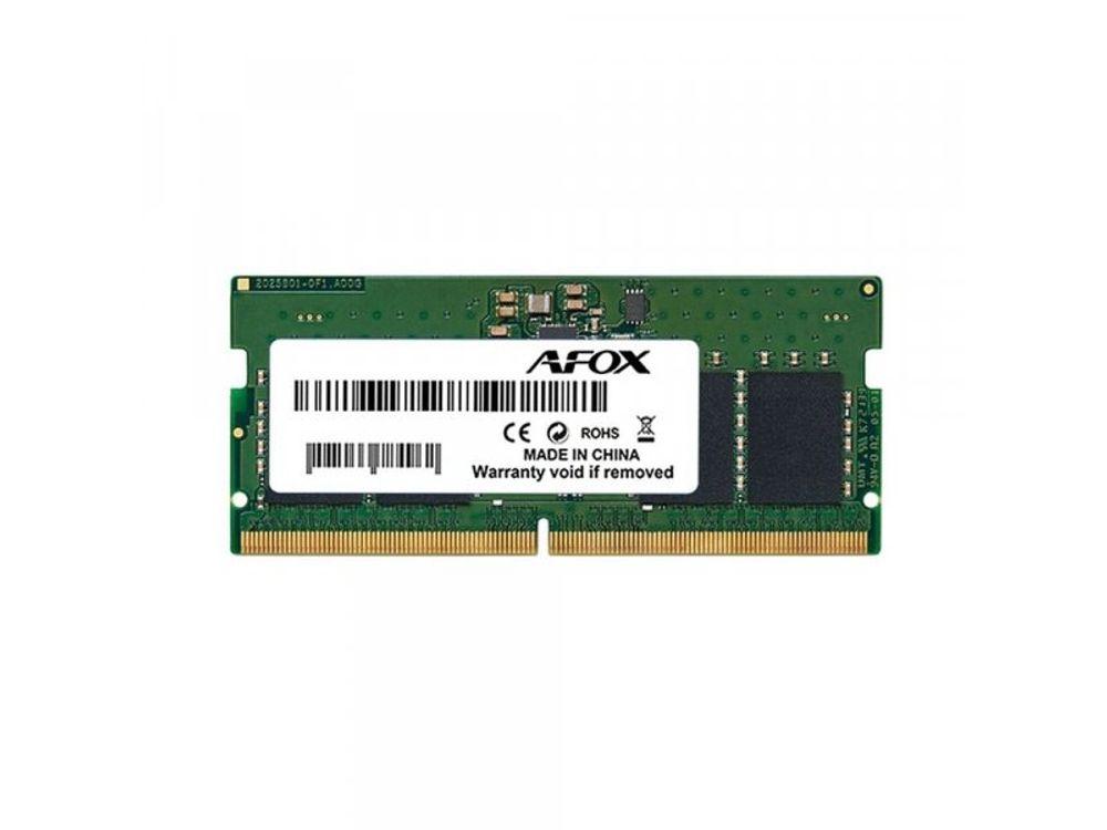 Оперативная память Afox AFSD532D6S2P, DDR5 1х 32ГБ 5600 МГц, SODIMM, RTL