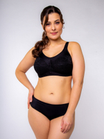 Бюстгальтер для фиксации протеза молочной железы после мастэктомии р. 105F черный, Valeria 0405.0959