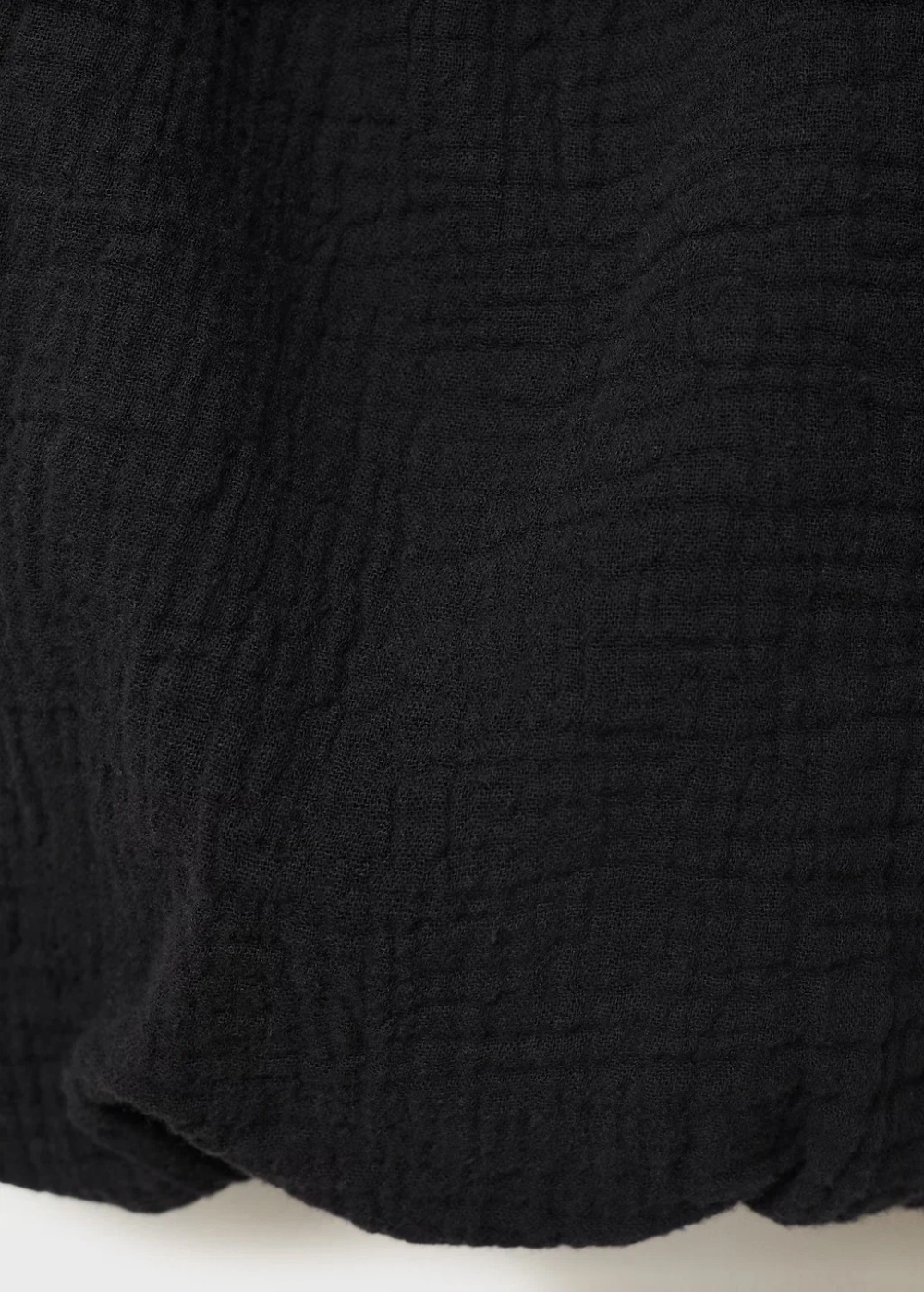 Хлопковая блузка с рукавами-фонариками