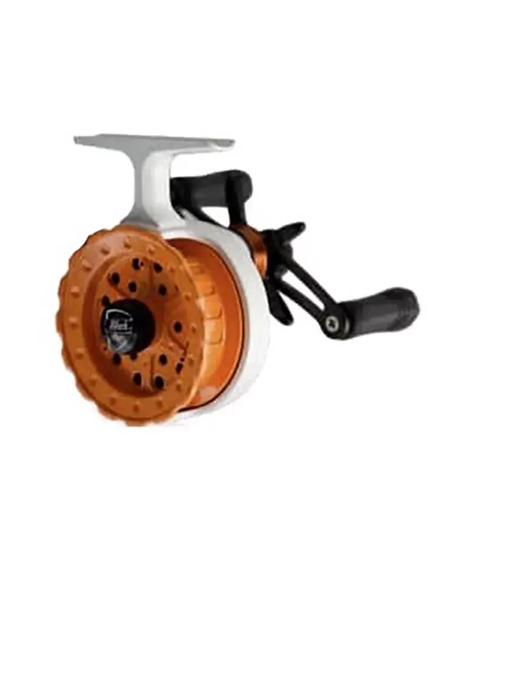 Катушка инерционная (зимняя) Black Side ICE ZEAL (4+1 подш.), черная для зимней рыбалки под удочку и спиннинг на судака, окуня и другую рыбу