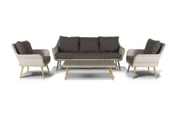 "Прованс" лаунж-зона плетеная из искусственного ротанга, цвет бежевый