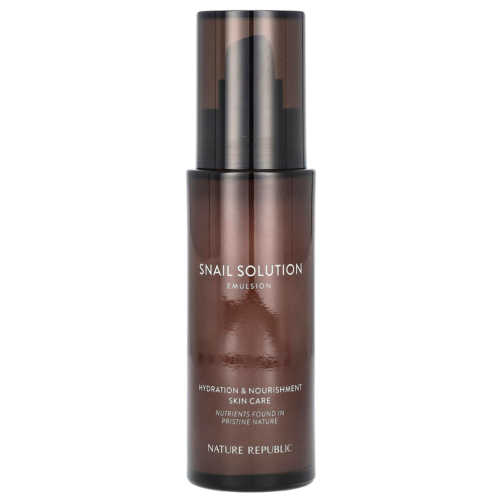 Nature Republic, Snail Solution, эмульсия, 120 мл (4,05 жидк. унции)