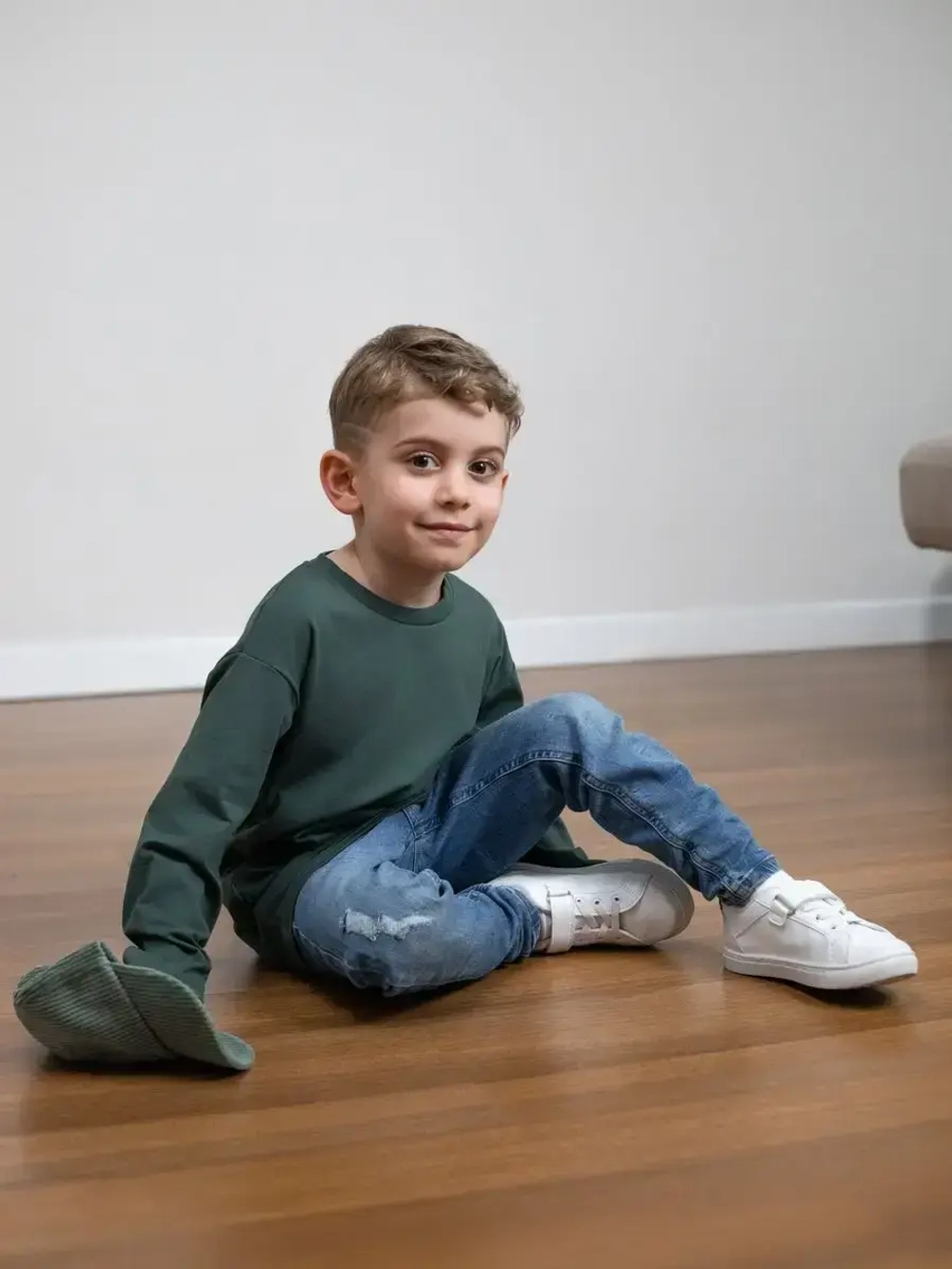 Лонгслив оверсайз кофта для мальчика