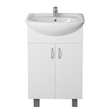 Тумба Уют 60Н 2д. Белая