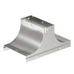 Крышка-ответвитель TS осн.600 H100 в комплекте с крепежными элементами исоединительными пластинами, необходимыми для монтажа, горячий цинк