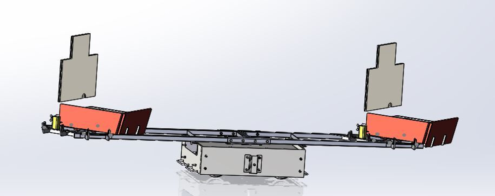 Защитная платформа с бронелистом для установки двух комплексов ТРОФЕЙ на комплекс ТРАФИК