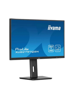 LCD IIYAMA 27" XUB2797QSN-B2 черный {IPS 2560x1440 100Hz 1ms 300cd HDMI DisplayPort(in+out) USB3.2 USB-C3.2(65W) USB-C3.2(15W) RJ-45 2x2W HAS Pivot}