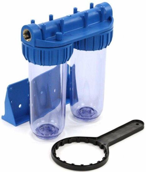 Магистральный фильтр для воды SL10 1" АкваСтиль Двойной