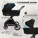 Детская коляска Sweet Baby Stella 3 в 1 Black