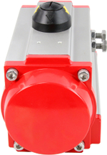 Double acting pneumatic actuator Elephant-DA052-350, ISO flange F03-F16, square 11х11-46х46