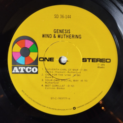 Винтажная виниловая пластинка LP Genesis Wind and Wuthering (USA 1977)