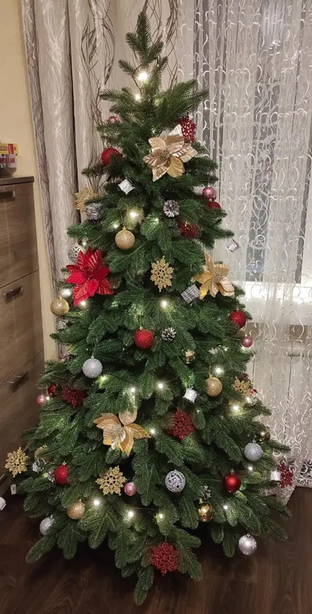 Искусственная новогодняя елка Царь Елка Афродита, литая, 180 см