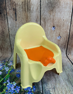 Горшок-стульчик детский (св.желтый) М1328