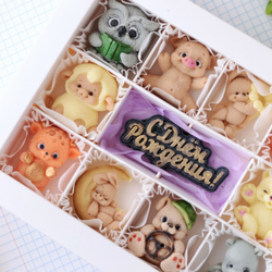 Набор шоколадных фигурок  "Детский" с днем рождения #4