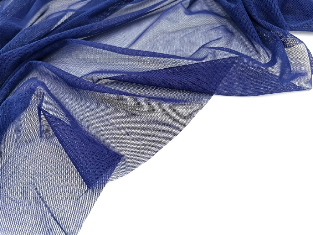 Эластичная сетка, (эффект голого тела), темно-синяя, Lauma, (Арт: ESGP-061)