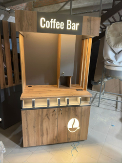 Кофе-тумба с подсветкой "CoffeeBar" (ширина 1112 мм)