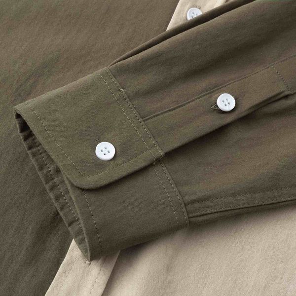 Сорочка Puff коричневая/песочная - фото 7