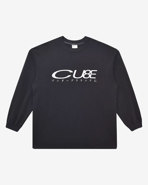 Лонгслив CU8E Beunderground Silver черный