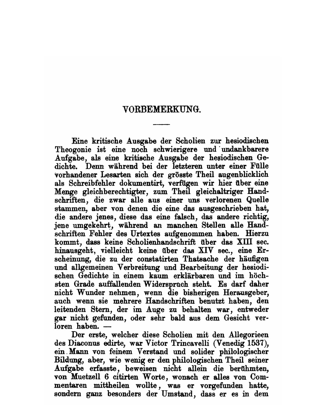 Glossen und Scholien zur hesiodischen Theogonie: mit Prolegomena | Johannes Louis Moritz Flach; Hans Flach