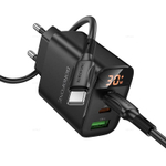 Зарядное устройство на Type-C Borofone PD30W (2C1A) BA98A (black) (Краснодар склад)