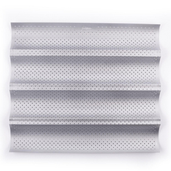 Форма для выпечки багетов 4-х секционная Patisse Silver 38х33 см